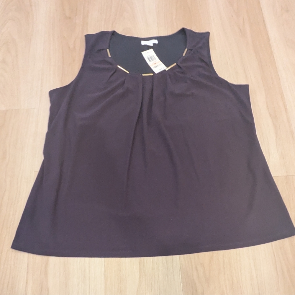 Charter Club  Business Tank NWT Deep Navy Size 2XL